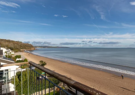 Enjoy panoramic sea views from the balconay at On The Beach, Saundersfoot