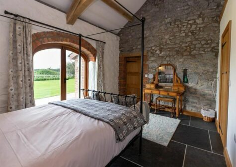 Bedroom #1 at Orchard Barn, St Florence