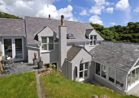 The garden at Oswald House, Little Haven