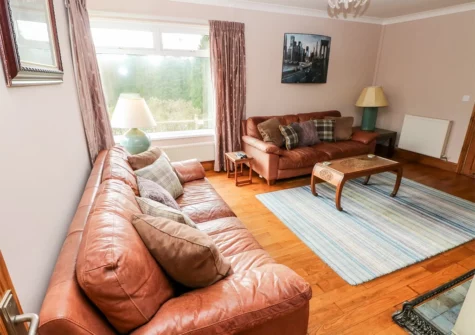 The living room at Pen Y Daith, Stepaside