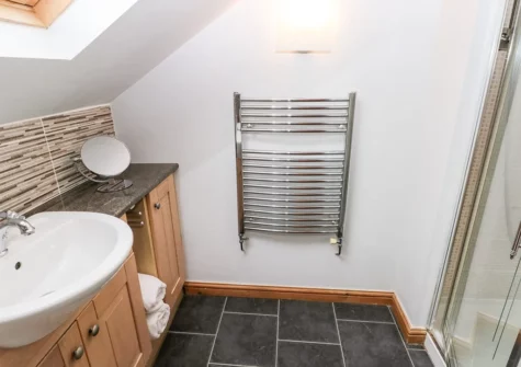 Bedroom #1 en-suite at Pen Y Daith, Stepaside