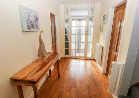 The entrance hallway at Pen Y Daith, Stepaside