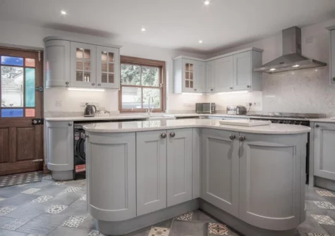 The kitchen at Pendeilo Villa, Amroth