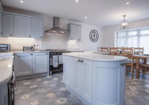The kitchen at Pendeilo Villa, Amroth