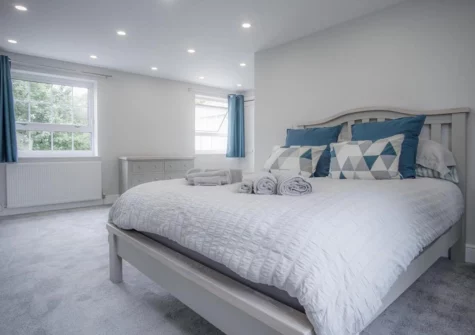 Bedroom #1 at Pendeilo Villa, Amroth