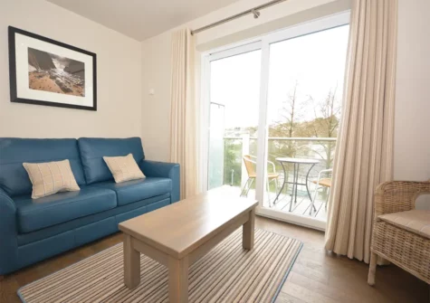 The living area at Petrel Apartment, Saundersfoot