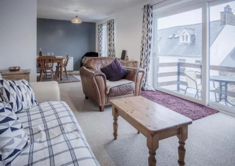 The living area at Pharmacy Court, Saundersfoot