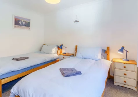 Bedroom #3 at Pine Tree Cottage, Saundersfoot