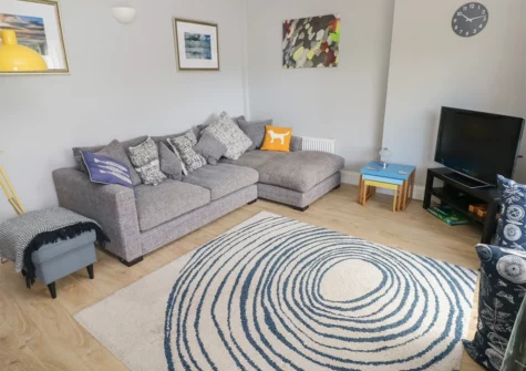 The living room at Pinewood, Saundersfoot