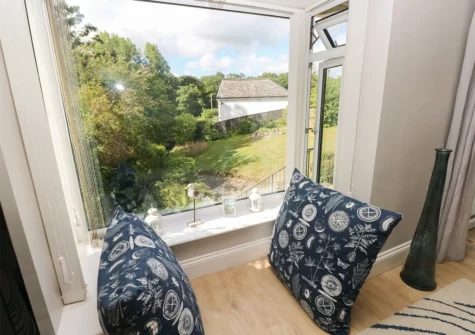 The living room at Pinewood, Saundersfoot