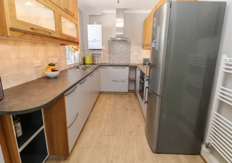 The kitchen at Pinewood, Saundersfoot