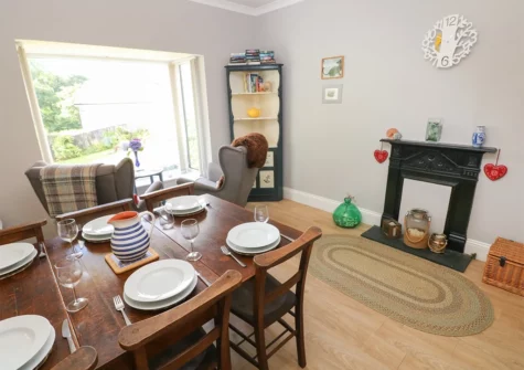 The dining room at Pinewood, Saundersfoot