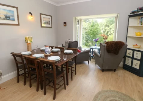 The dining room at Pinewood, Saundersfoot
