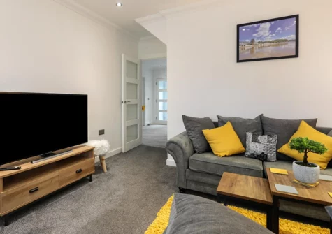 The ground floor living area at Plas Gwyn, Saundersfoot