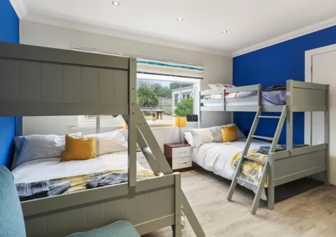 The ground floor bedroom #2 at Plas Gwyn, Saundersfoot