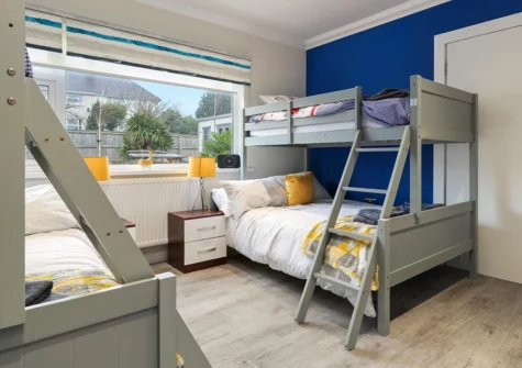 The ground floor bedroom #2 at Plas Gwyn, Saundersfoot