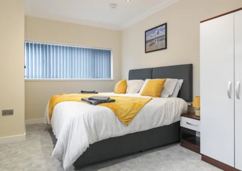 The ground floor bedroom #3 at Plas Gwyn, Saundersfoot