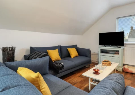 The first floor living area at Plas Gwyn, Saundersfoot