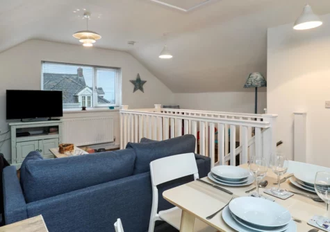 The first floor living area at Plas Gwyn, Saundersfoot