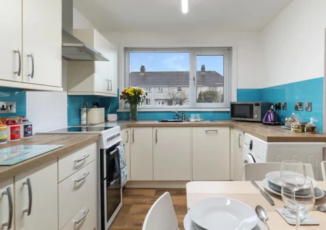 The first floor kitchen at Plas Gwyn, Saundersfoot