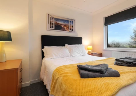 The first floor bedroom #1 at Plas Gwyn, Saundersfoot