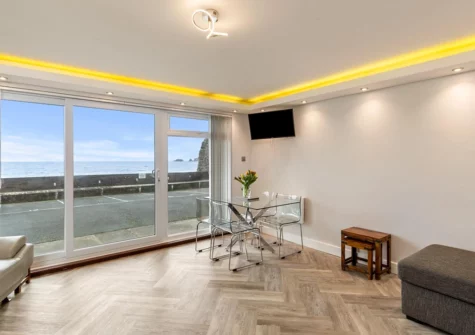 The living & dining area at Pleasant View, Beach Court, Saundersfoot