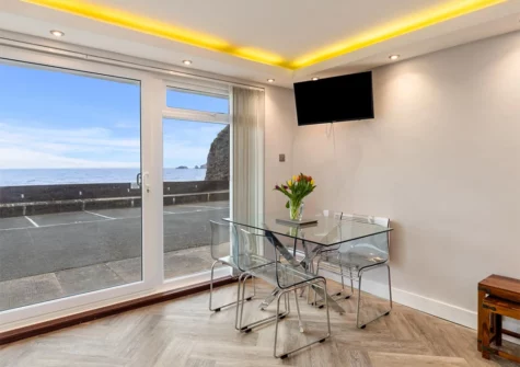 The dining area at Pleasant View, Beach Court, Saundersfoot
