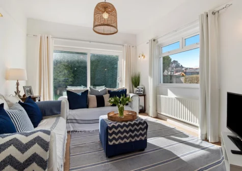 The living area at Portsea, Saundersfoot