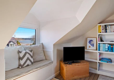 The upstairs living room at Portsea, Saundersfoot