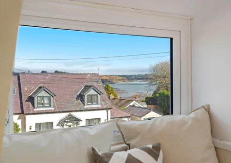 The upstairs living room at Portsea, Saundersfoot