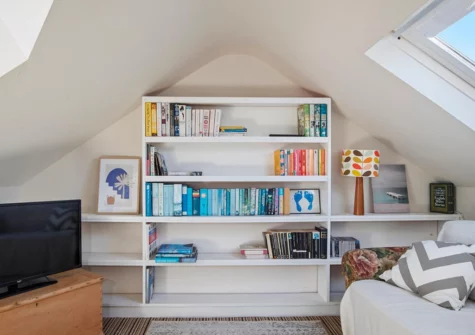 The upstairs living room at Portsea, Saundersfoot