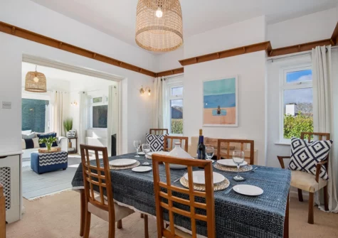 The dining area at Portsea, Saundersfoot