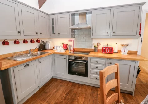 The kitchen at Potters Barn, Begelly