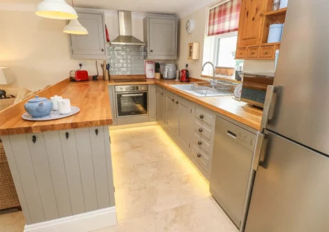 The kitchen at Pottery Cottage, Begelly