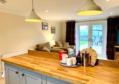 The kitchen at Pottery Cottage, Begelly