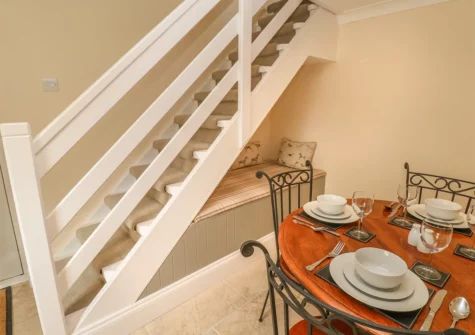 The dining room at Pottery Cottage, Begelly