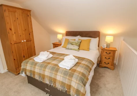 Bedroom #1 at Pottery Cottage, Begelly