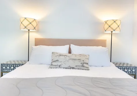 Bedroom #1 at Quarry Cottages 3, Tenby