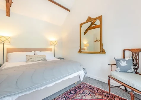 Bedroom #1 at Quarry Cottages 3, Tenby