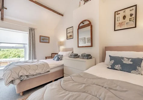 Bedroom #3 at Quarry Cottages 3, Tenby