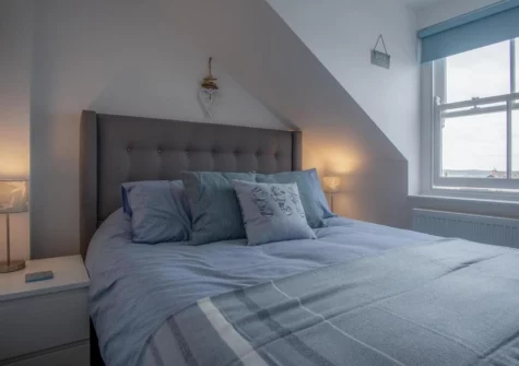 Bedroom #1 at Ramsey Apartment, Tenby