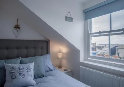 Bedroom #1 at Ramsey Apartment, Tenby