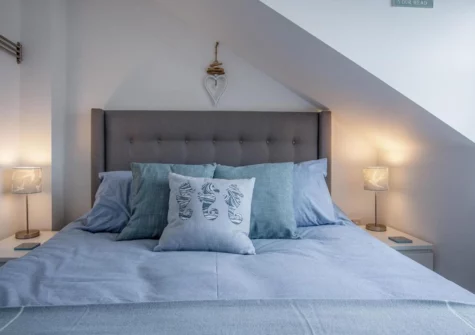 Bedroom #1 at Ramsey Apartment, Tenby