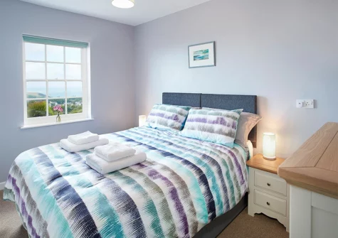 Bedroom #2 at Rhiwelli, Dinas Cross
