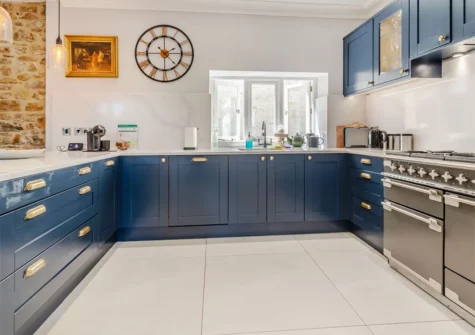 The kitchen at Rhodewood Lodge, Saundersfoot