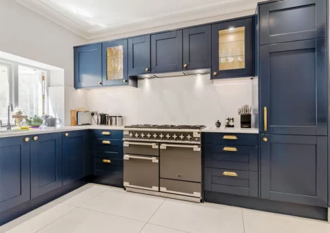 The kitchen at Rhodewood Lodge, Saundersfoot