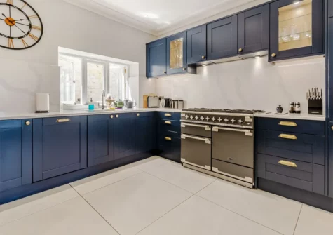 The kitchen at Rhodewood Lodge, Saundersfoot