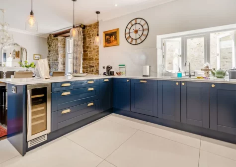 The kitchen at Rhodewood Lodge, Saundersfoot
