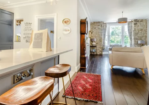The kitchen at Rhodewood Lodge, Saundersfoot