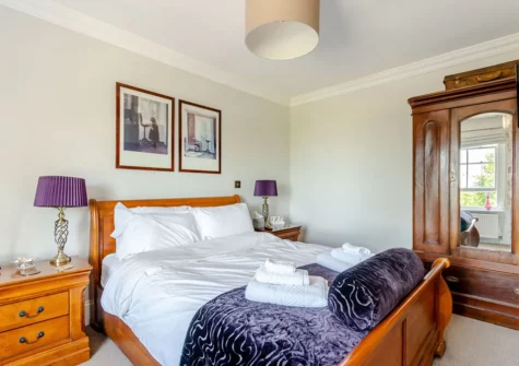 Bedroom #2 at Rhodewood Lodge, Saundersfoot